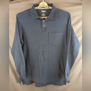 Duluth Trading Company XLT Navy Long Sleeve Polo